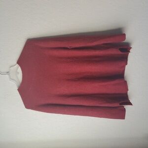 4/$20 Mock neck pull over rust colored sweater